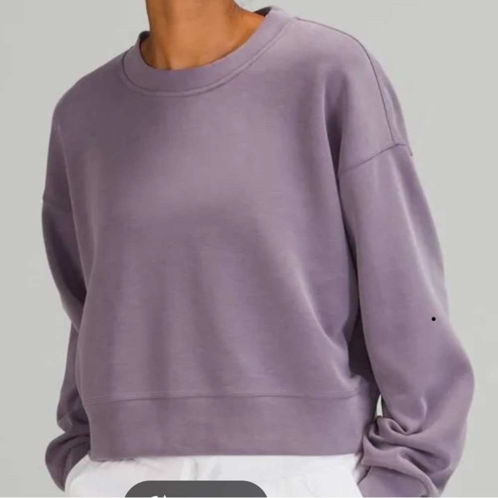 Lululemon Brushed Softstreme Cropped Sweatshirt